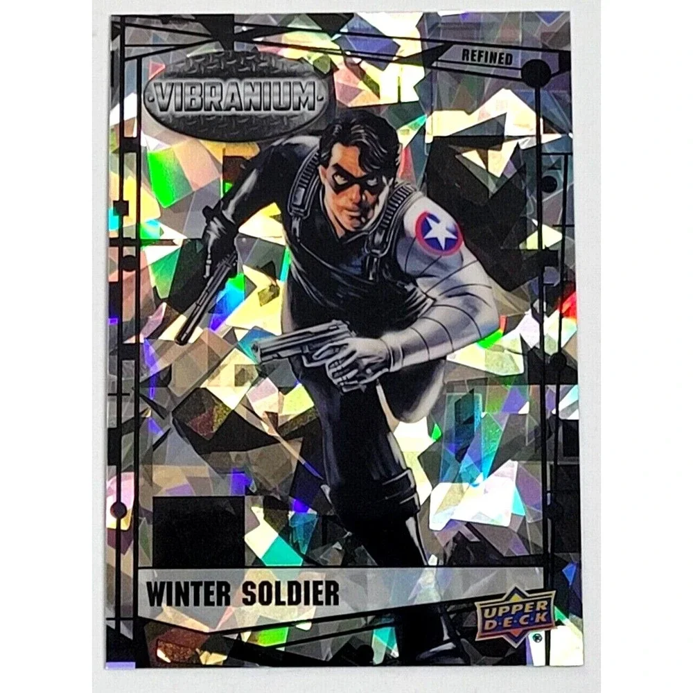 2015 MARVEL VIBRANIUM - WINTER SOLDIER - REFINED #D 97/99‎ UPPER DECK MCU